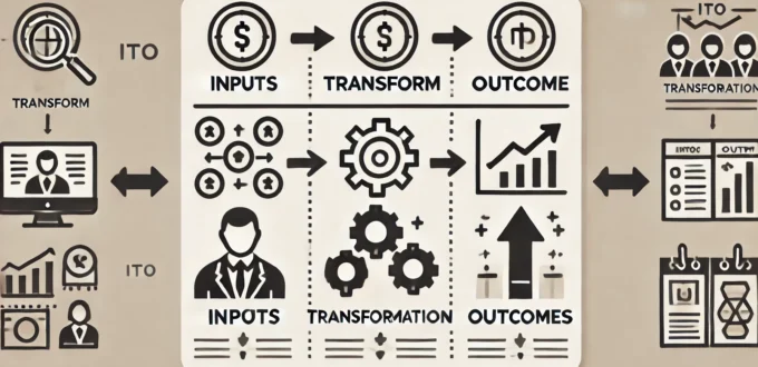 Input-transform-outcome model for business-focused project management